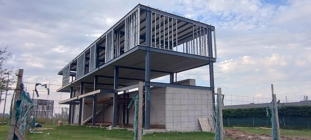 Estructura metálica fabricada por Ferrari en Rosario